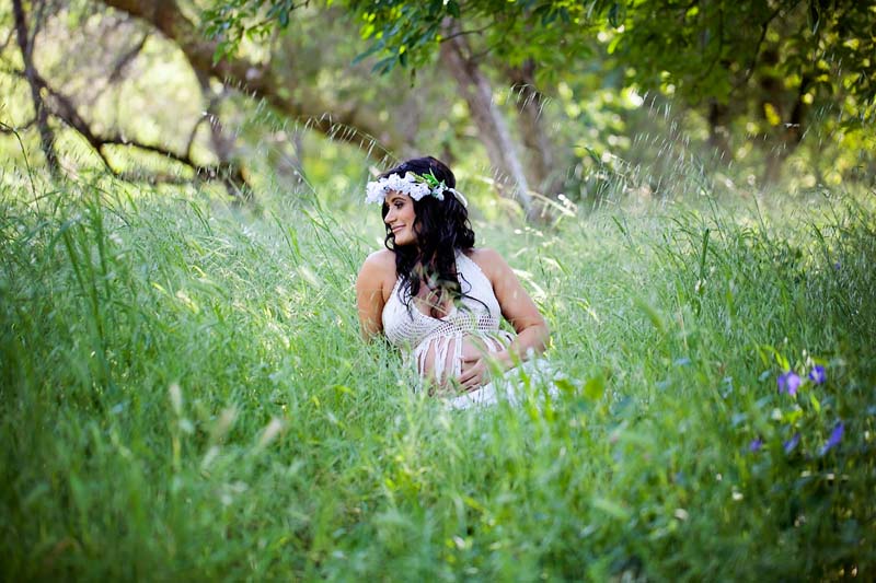 Sonoma County maternity photographer, Romantic maternity photos 