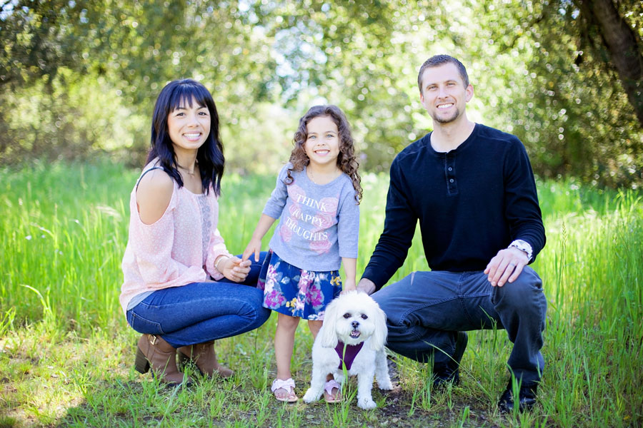 family photos with dog sonoma county