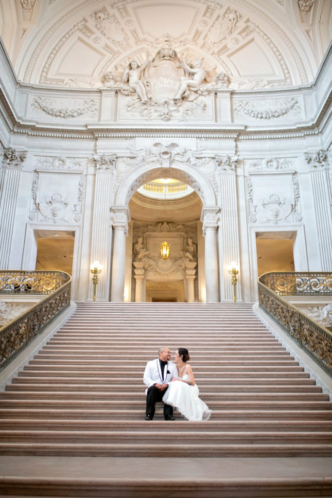San Francisco city hall wedding photographer