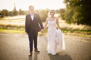 Bride and groom at their Merced wedding, captured by a Merced & Sonoma County wedding photographer